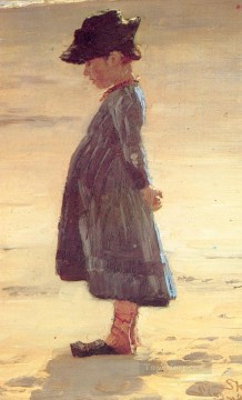 ペダー・セヴェリン・クロイヤー Painting - ニーナ・エン・ラ・プラヤ 1884 ペダー・セヴェリン・クロイヤー